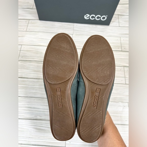 ECCO Women's Osan Green Gables Ballerina‎ Pumps Loafer Slip Ons Size 8-8.5 - Picture 7 of 12